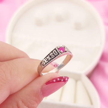 Anillo Graduación Sexto Plata 925 27588