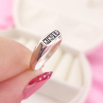 Anillo Graduacion Kinder Plata 925 27584