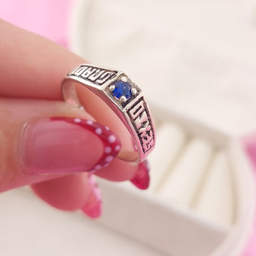 Anillo Graduación Sexto Plata 925 27586