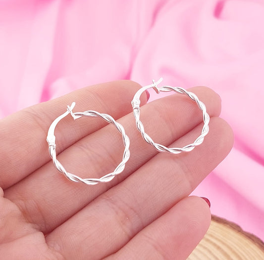 Argollas 20mm Plata 925 27621