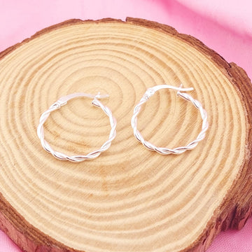 Argollas 20mm Plata 925 27621