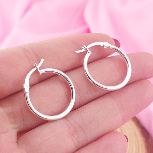Argollas 18mm Plata 925 27616