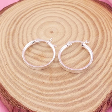 Argollas 18mm Plata 925 27613