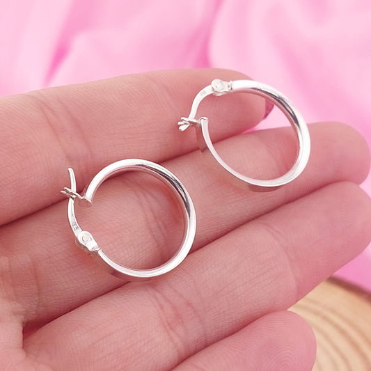 Argollas 18mm Plata 925 27613