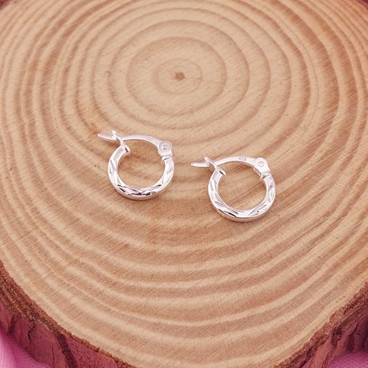Argollas 10mm Plata 925 27611
