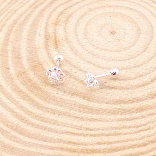 Dormilones 6mm Plata 925 27631