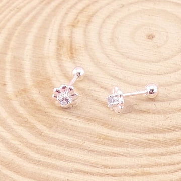 Dormilones 6mm Plata 925 27629