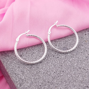Argollas 22mm Plata 925 27642