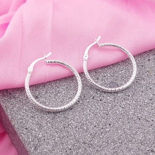 Argollas 22mm Plata 925 27642