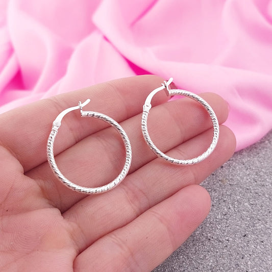 Argollas 22mm Plata 925 27642