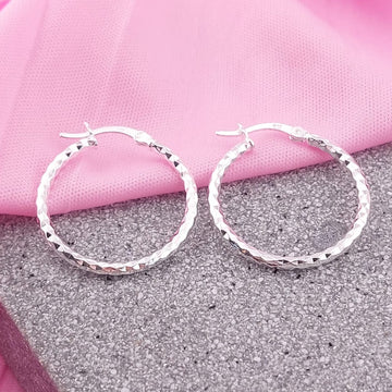 Argollas 22mm Plata 925 27646