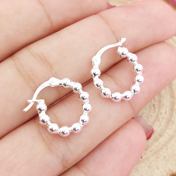 Argollas 14mm Plata 925 27659