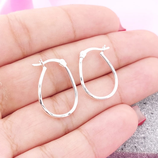 Argollas 20x14mm Plata 925 27653