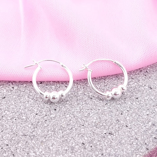 Argollas 14mm Plata 925 27658