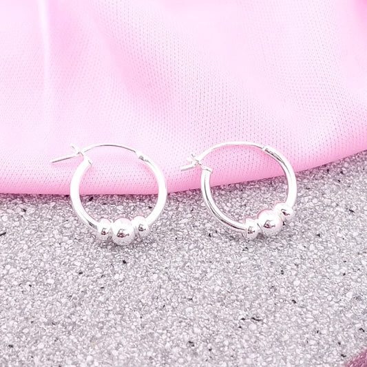 Argollas 14mm Plata 925 27657