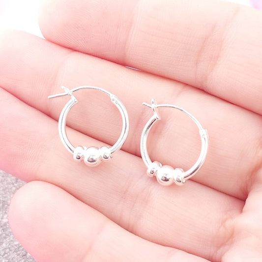 Argollas 14mm Plata 925 27658