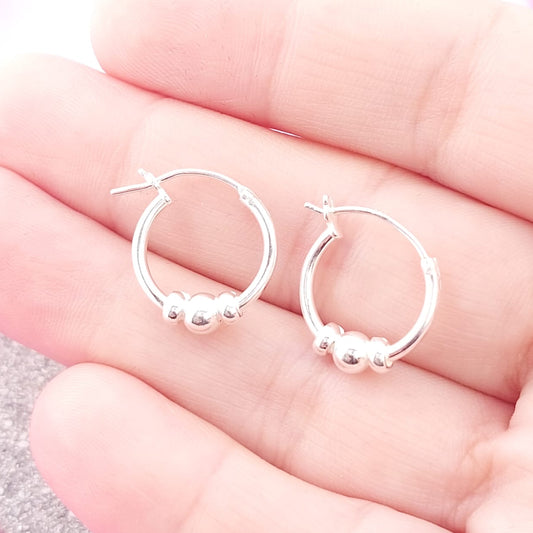 Argollas 14mm Plata 925 27657