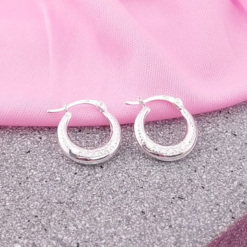 Argollas 14mm Plata 925 27652
