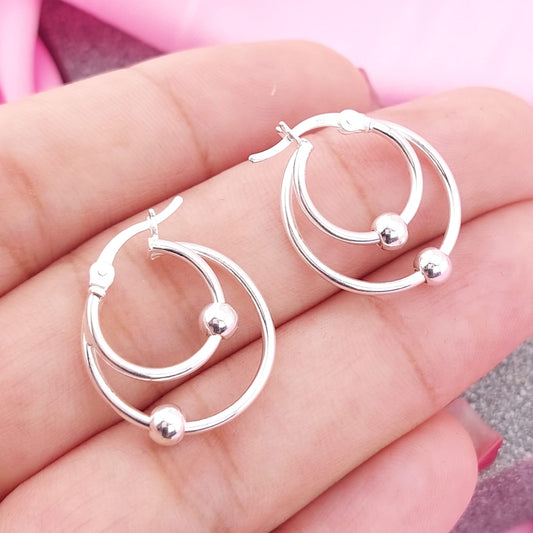 Argollas 16mm Plata 925 27650