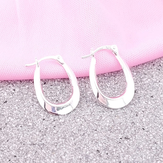 Argollas 20x12mm Plata 925 27654