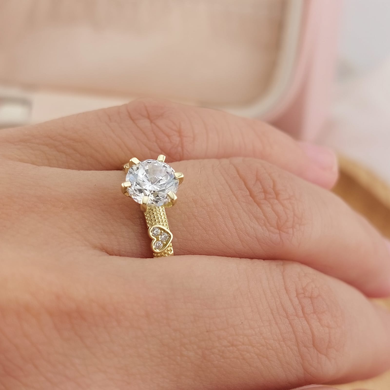 Anillo Compromiso Promesa Oro 10k 26402