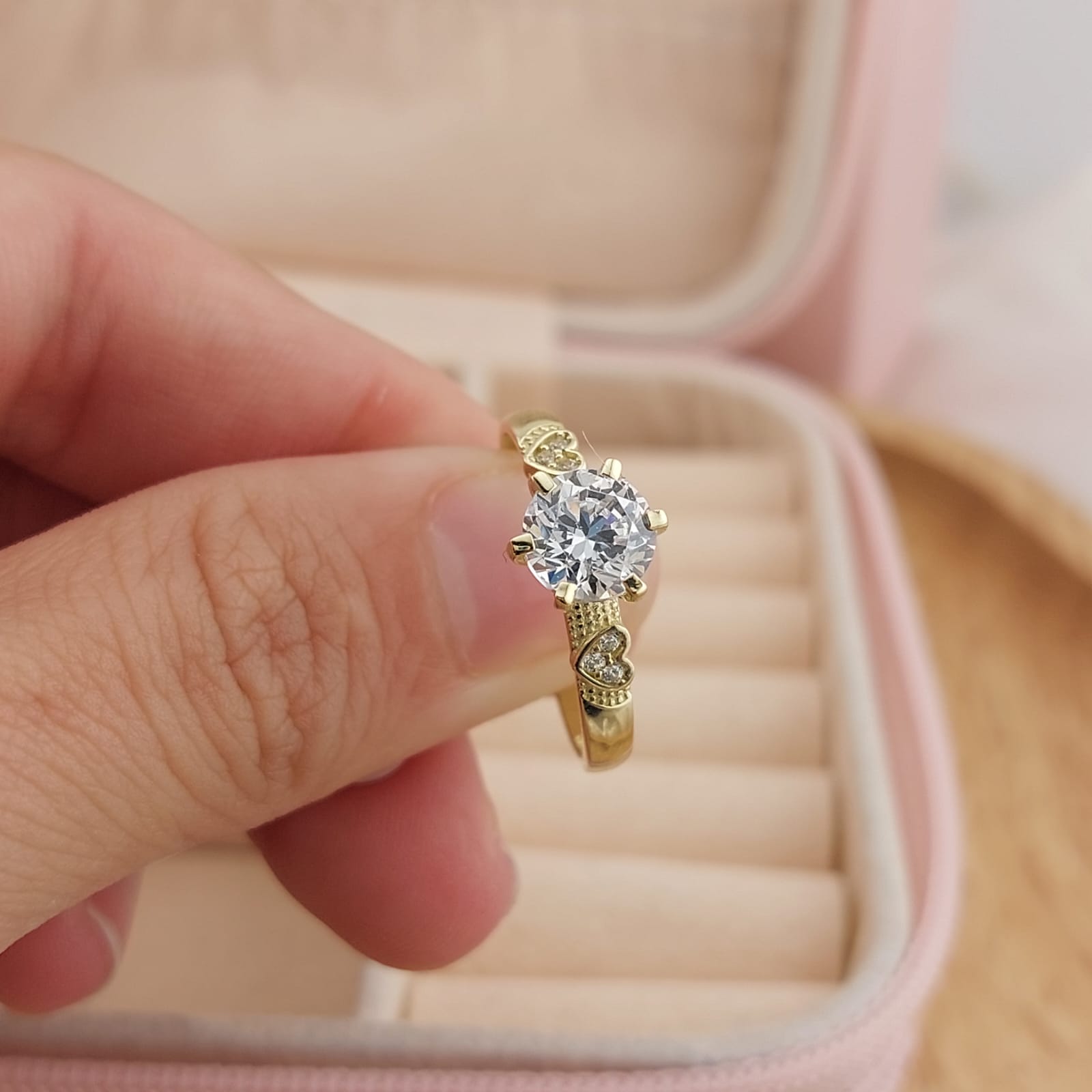 Anillo Compromiso Promesa Oro 10k 26402