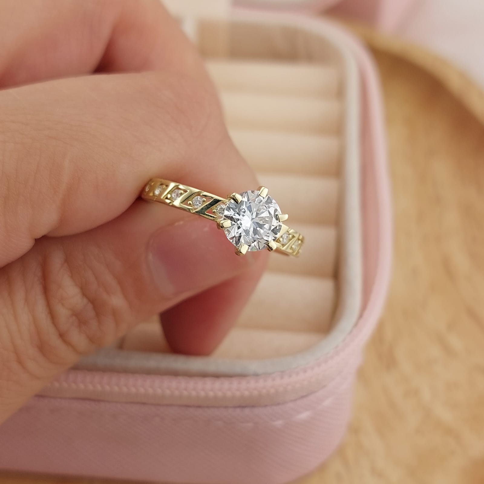 Anillo Compromiso Promesa Oro 10k 26401