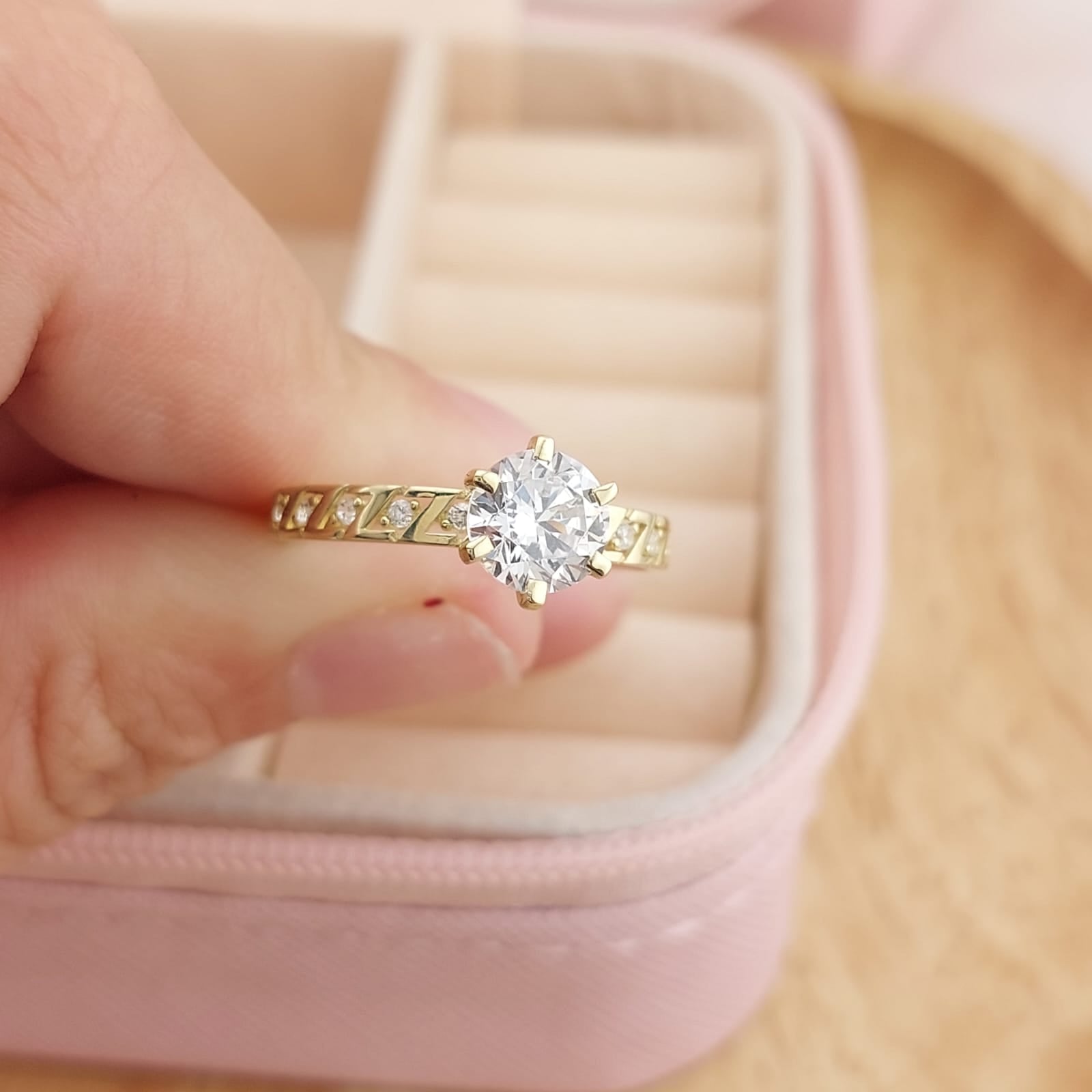 Anillo Compromiso Promesa Oro 10k 26401