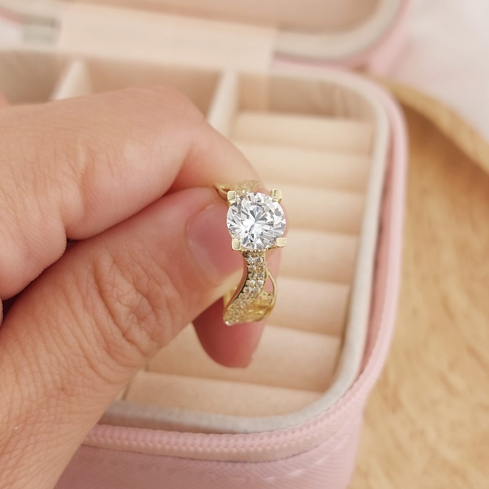 Anillo Compromiso Promesa Oro 10k 26400