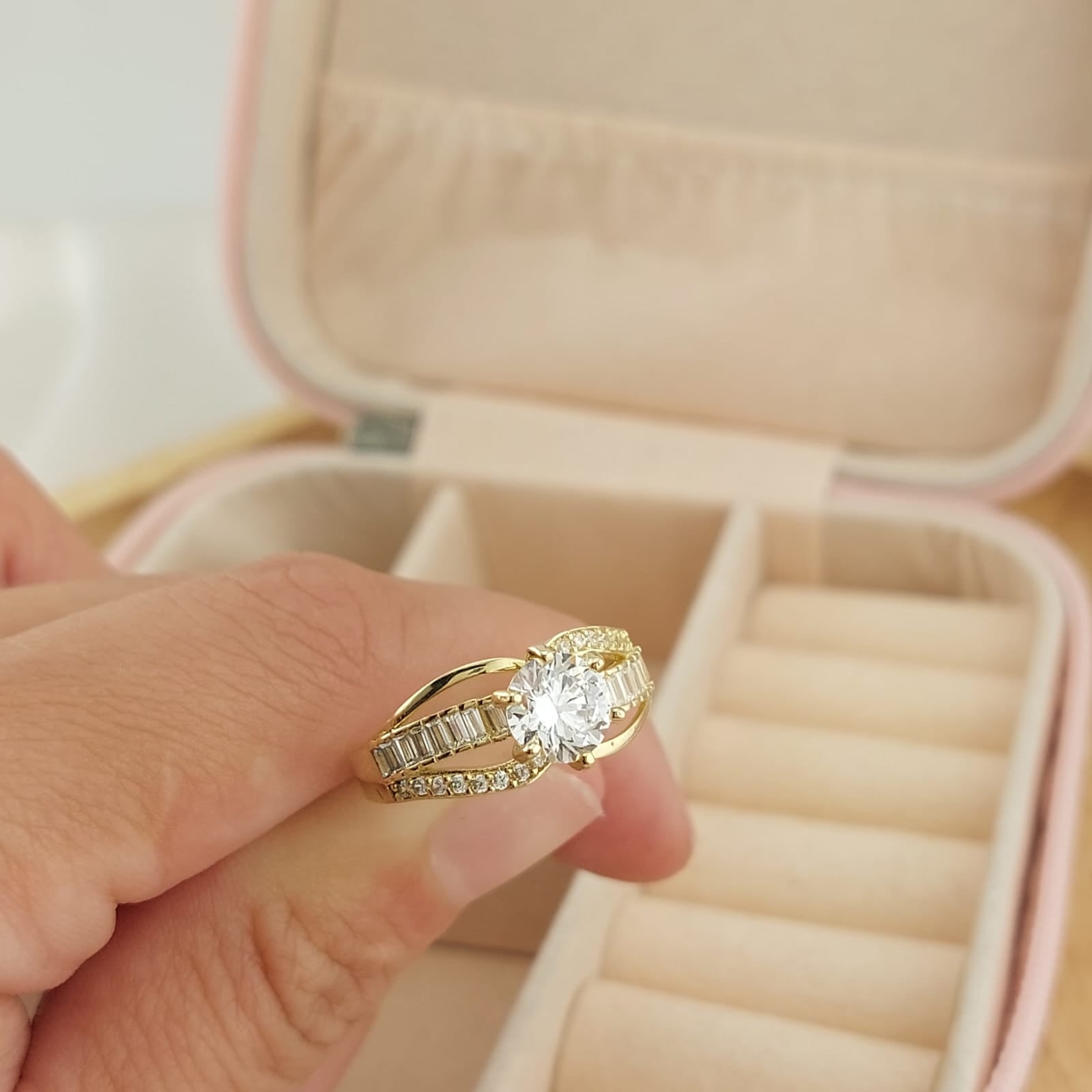 Anillo Compromiso Promesa Oro 10k 26403