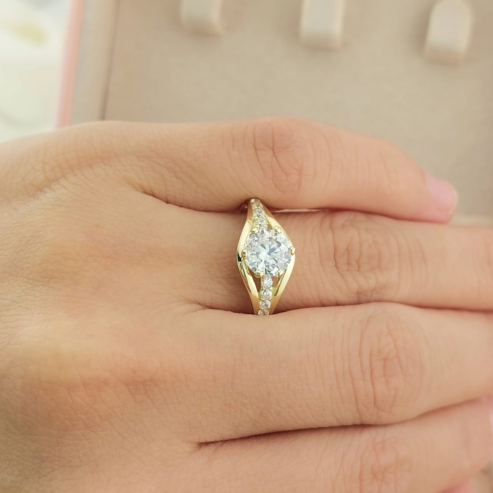 Anillo Compromiso Promesa Oro 10k 26399