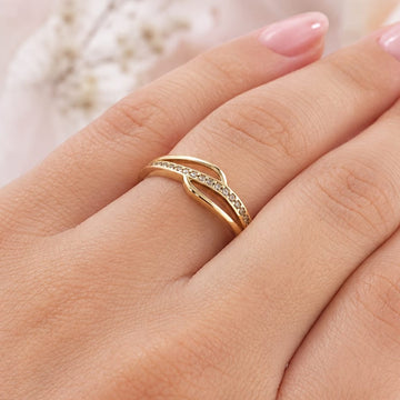 Anillo Casual Dama Oro 10k 27582