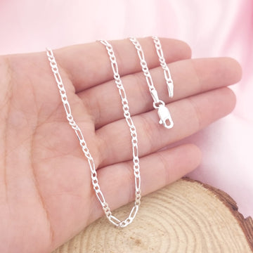 Cadena Fígaro 45CM/2mm Plata 925 27745