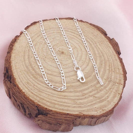 Cadena Fígaro 45CM/2mm Plata 925 27745