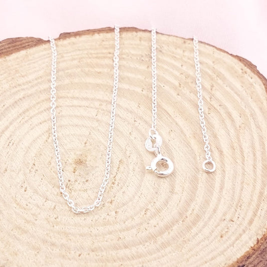 Cadena Forzada 50CM/1MM Plata 925 27747