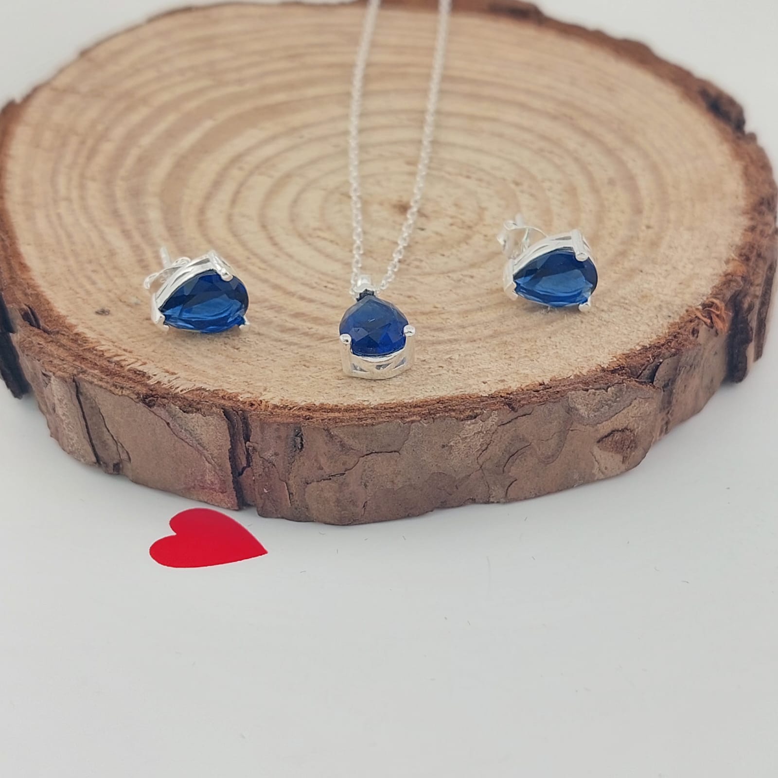 Juego Gota Dama Plata 925 26488