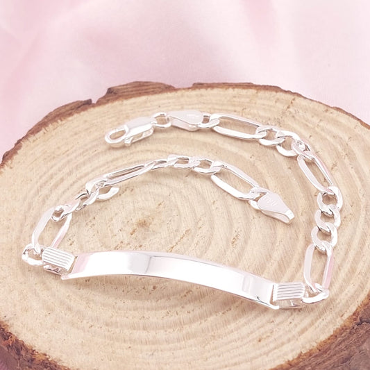 Pulsera Placa 20cm/5mm Plata 925 25463