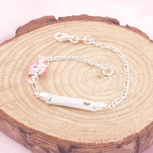 Pulsera Placa 16cm/2mm Plata 925 27233