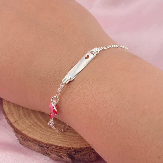 Pulsera Placa 16cm/2mm Plata 925 27231