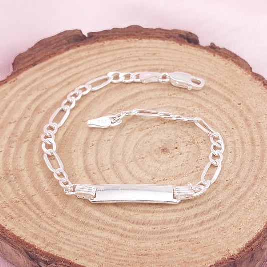 Pulsera Placa 16cm Plata 925 27198