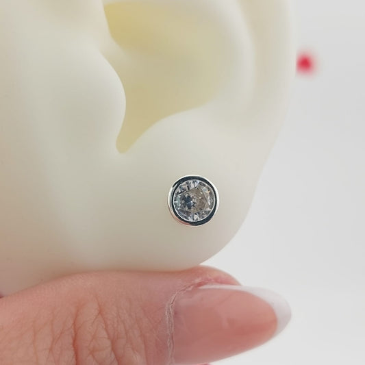 Chispas Biselado 6mm Plata 925 26592