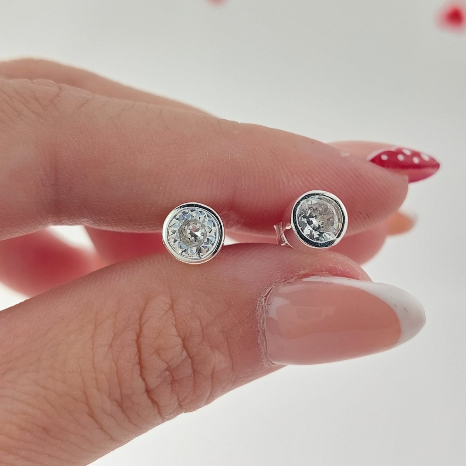 Chispas Biselado 6mm Plata 925 26592