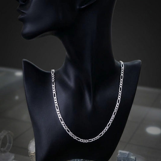 Cadena Figaro 60CM/5MM Plata 925 27779