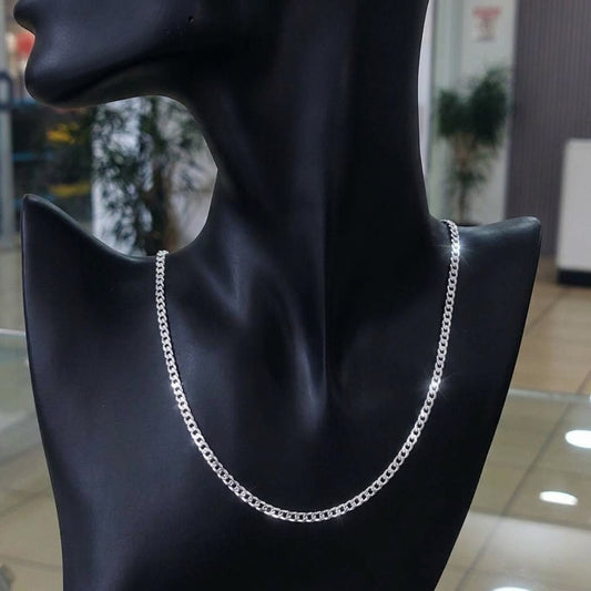 Cadena Maciza Grumet 60CM/3MM Plata 925 24470