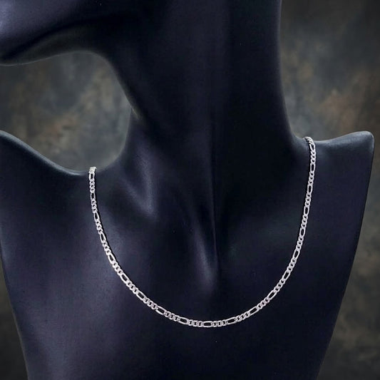 Cadena Figaro 60CM/3MM Plata 925 26199