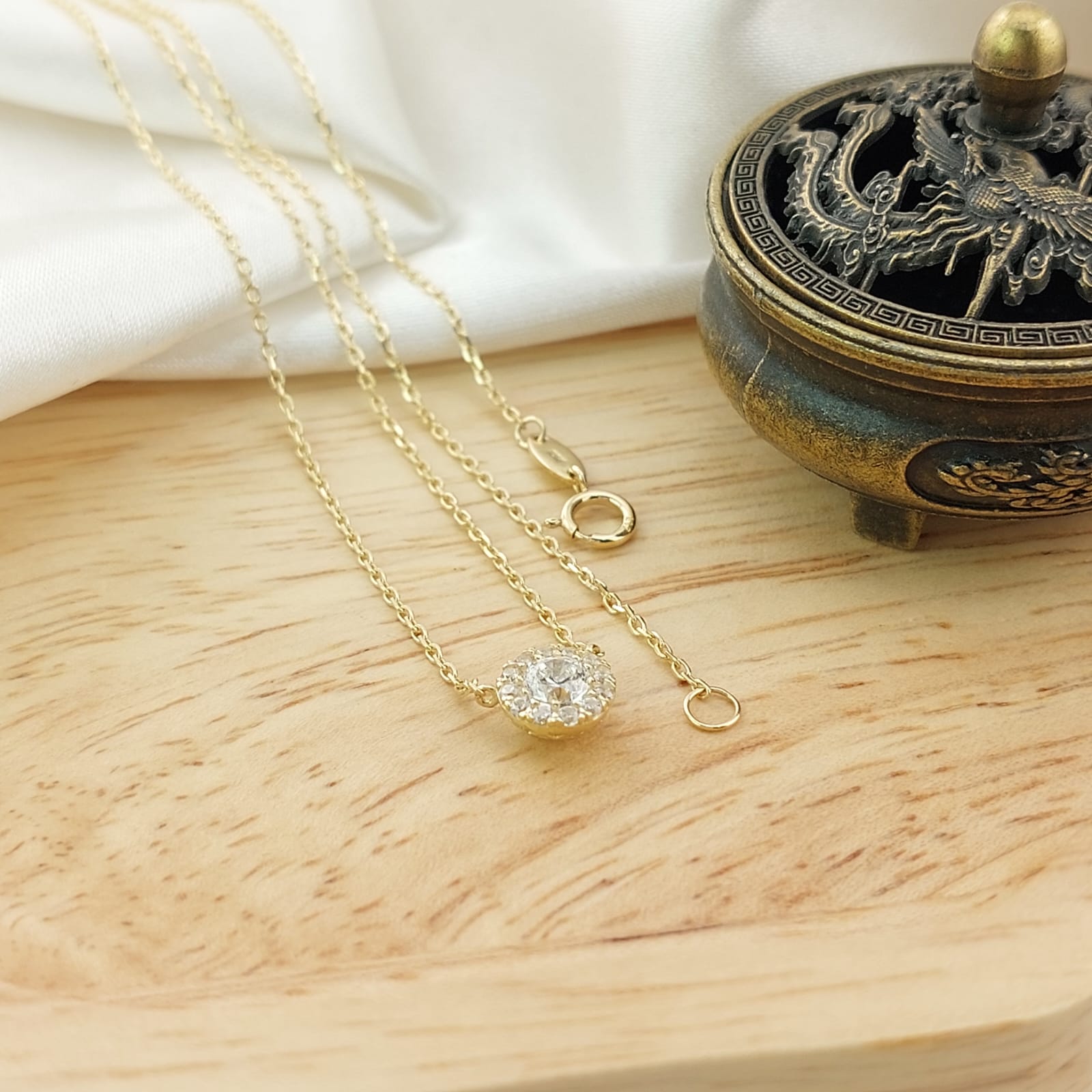 Collar Dama 45cm Oro 10K Italia 26706