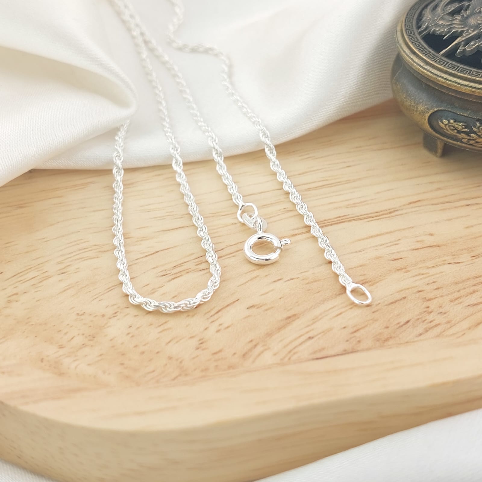 Cadena Cordón Solida 5.9g 60CM/1.5MM Plata 925 24469