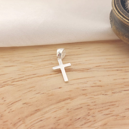 Dije Cruz 14mm Plata 925 26757