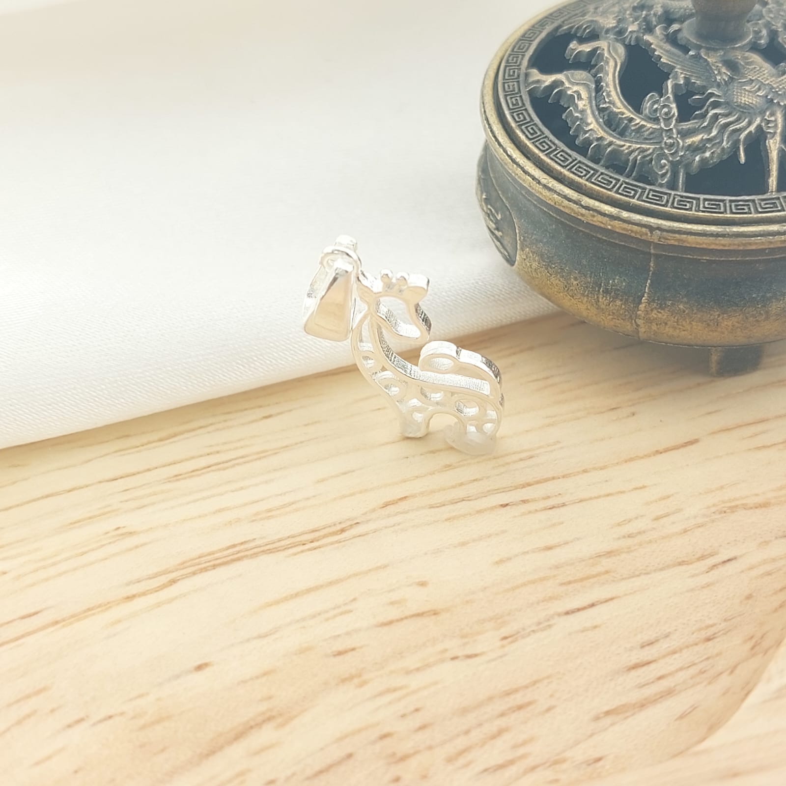 Dije Jirafa 18mm Plata 925 26759