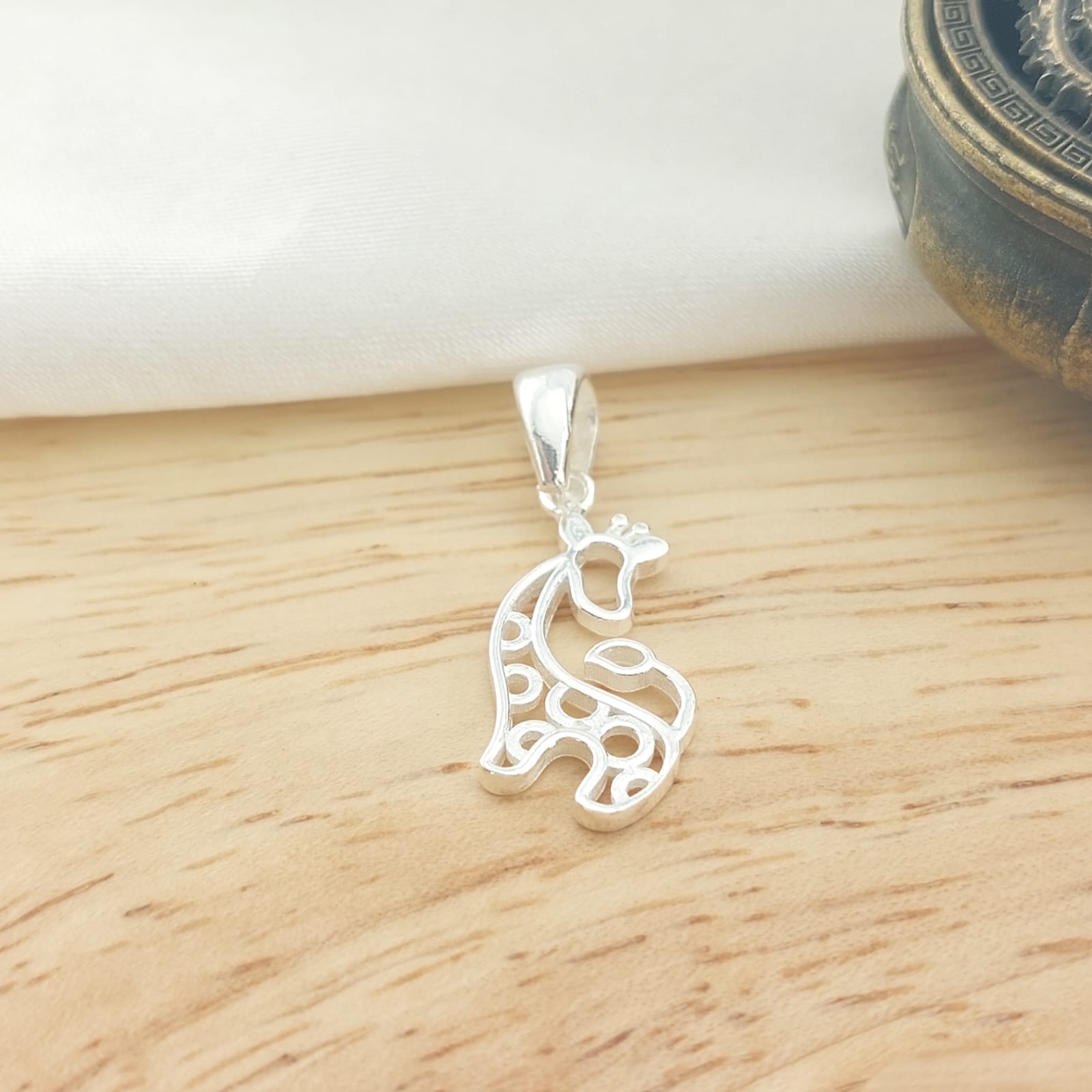 Dije Jirafa 18mm Plata 925 26759